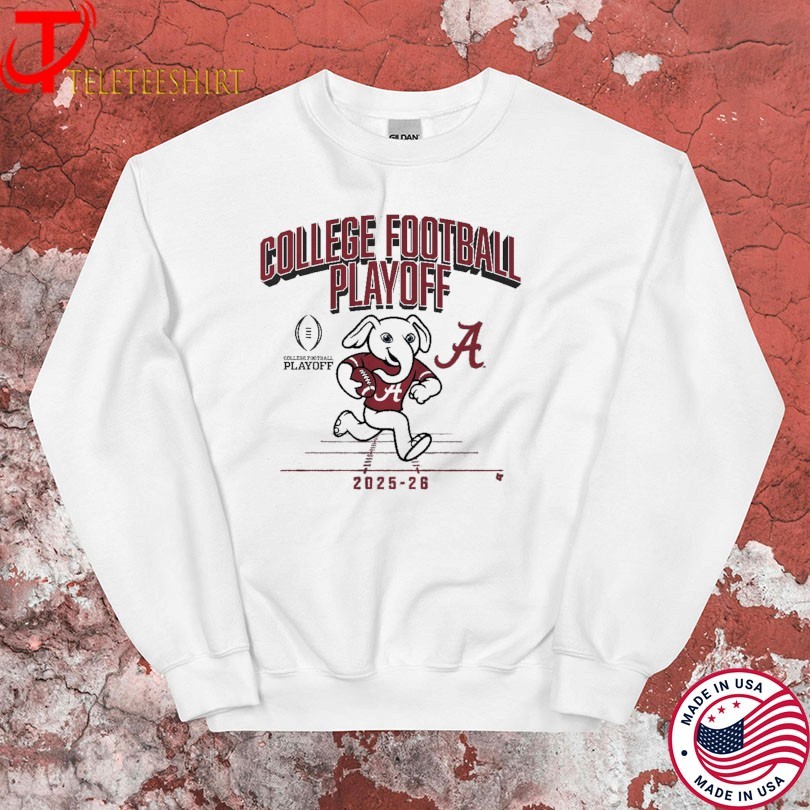 Alabama Crimson Tide 2025-2026 College Football Playoff Mascot T-Shirts - Image 4
