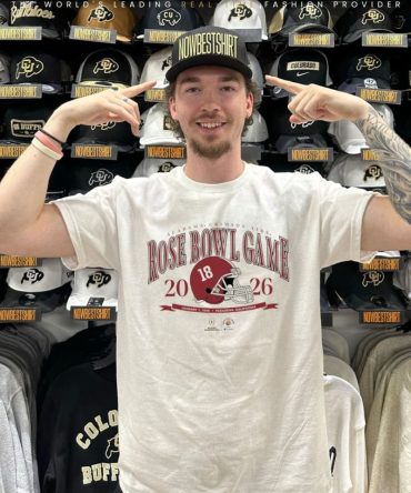 Alabama Crimson Tide 2026 Rose Bowl Game Helmet Shirt