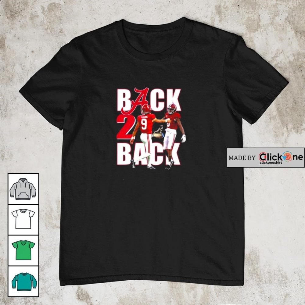 Alabama Crimson Tide Back 2 Back Shirt