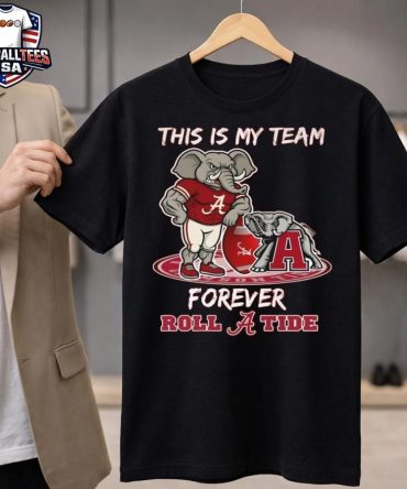 Alabama Crimson Tide College Playoffs Winners 2025 My Team Forever Unisex Shirt
