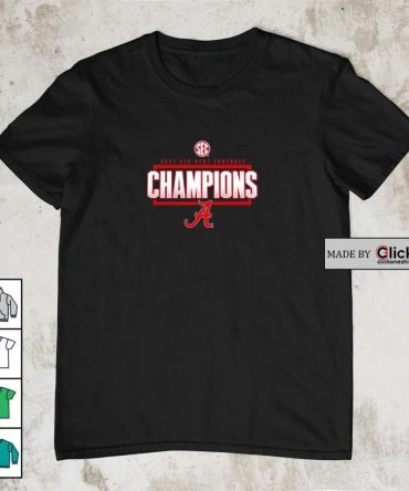 Alabama Crimson Tide Fanatics Branded 2021 Sec West Football Division Champions Locker Room Shirt