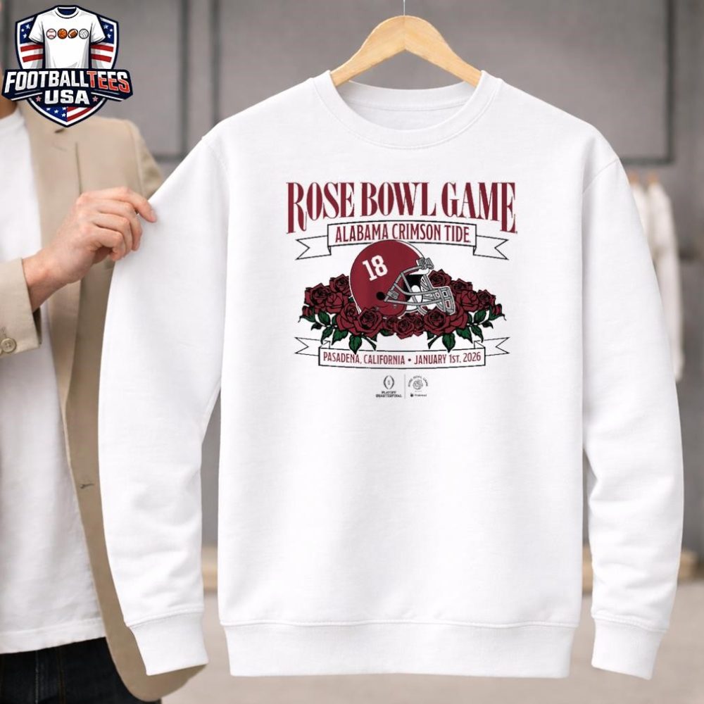 Alabama Crimson Tide Football Rose Bowl Game Pasadena California January 1St 2026 Unisex Shirt - Image 4