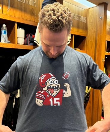 Alabama Crimson Tide Monster Toast Cartoon Shirt