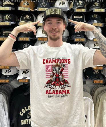 Alabama Crimson Tide Ncaa 2026 Rose Bowl Game Champions King Shirt