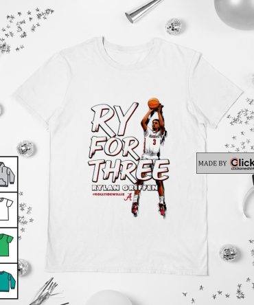 Alabama Crimson Tide Rylan Griffen Ry For Three Roll Tide Willie Shirt