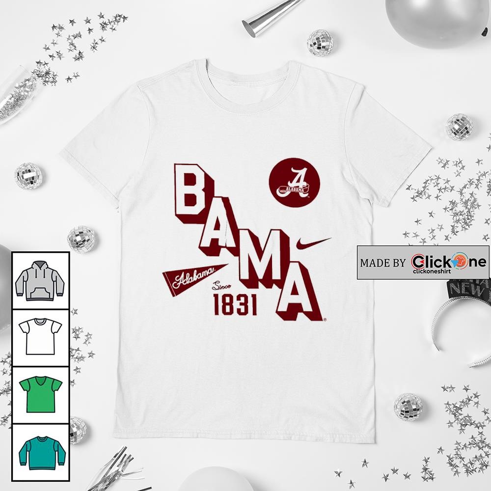 Alabama Crimson Tide Since 1831 Retro Club Nike Shirt