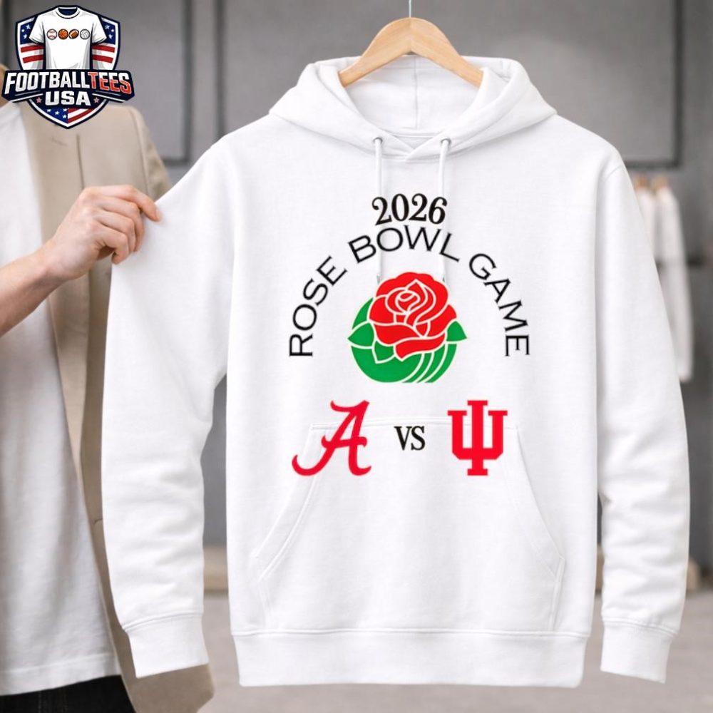 Alabama Vs. Indiana Rose Bowl Game Cfp Quarterfinal Rose Bowl Stadium January 1St 2026 T-Shirt - Image 2