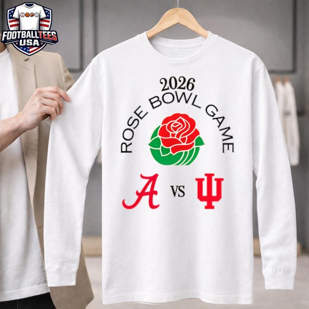 Alabama Vs. Indiana Rose Bowl Game Cfp Quarterfinal Rose Bowl Stadium January 1St 2026 T-Shirt - Image 3