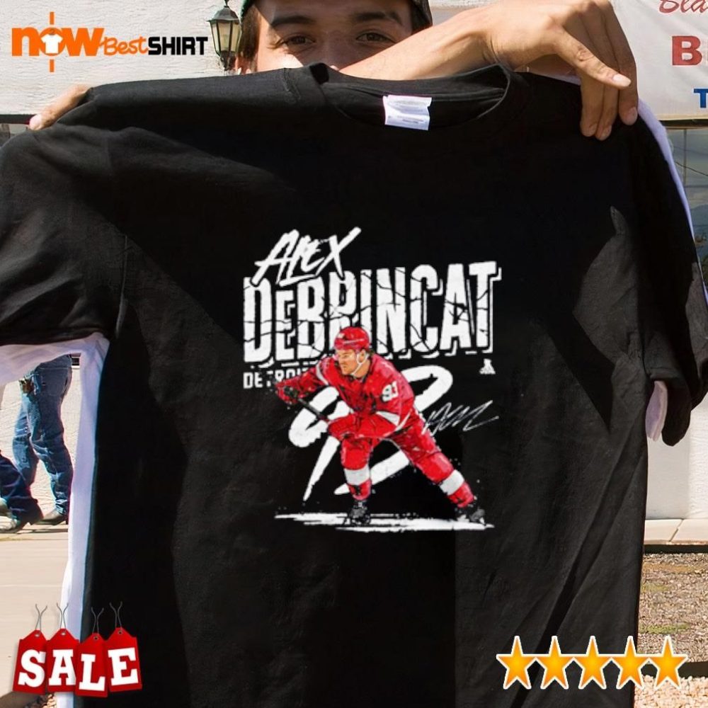 Alex Debrincat Detroit Red Wings Signature Shirt