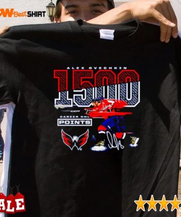 Alexander Ovechkin Washington Capitals 1500 Career Nhl Points Shirt