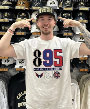 Alexander Ovechkin Washington Capitals Nhl Goals Record With No. 895 Signature Shirt