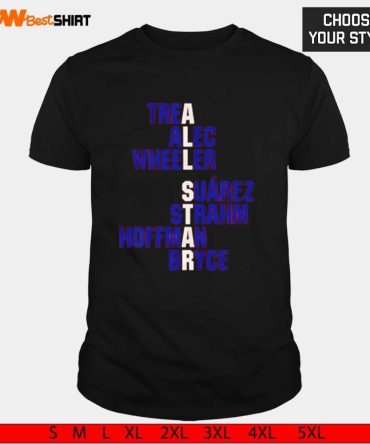 All-Stars Philadelphia Baseball Trea Alec Wheeler Suarez Shirt