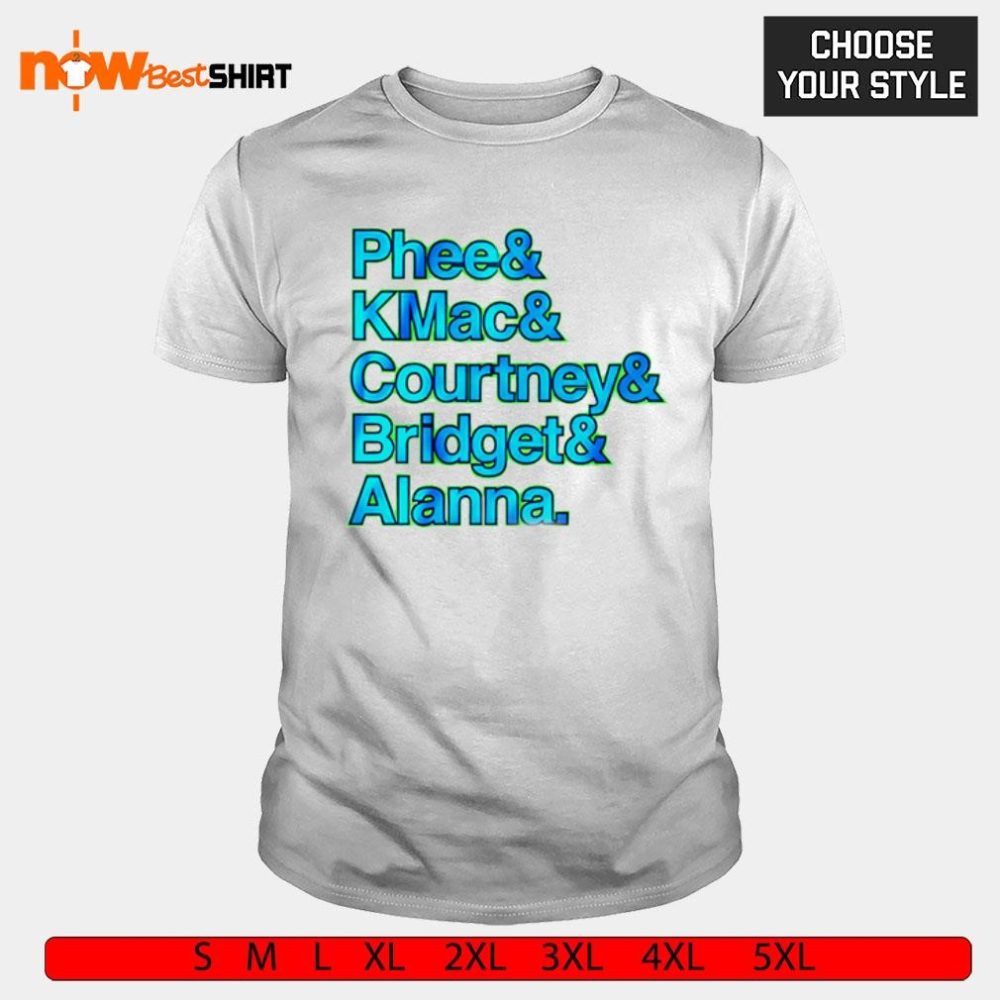 Ampersand Stars Minnesota Wbb Wnbpa Phee Kmac Courtney Bridget Alanna Shirt
