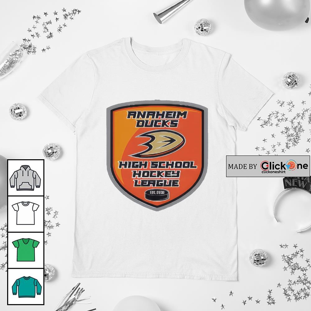 Anaheim Ducks Ice High School Hockey League Shirt