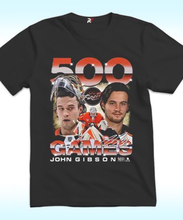 Anaheim Ducks John Gibson 500 Games Shirt