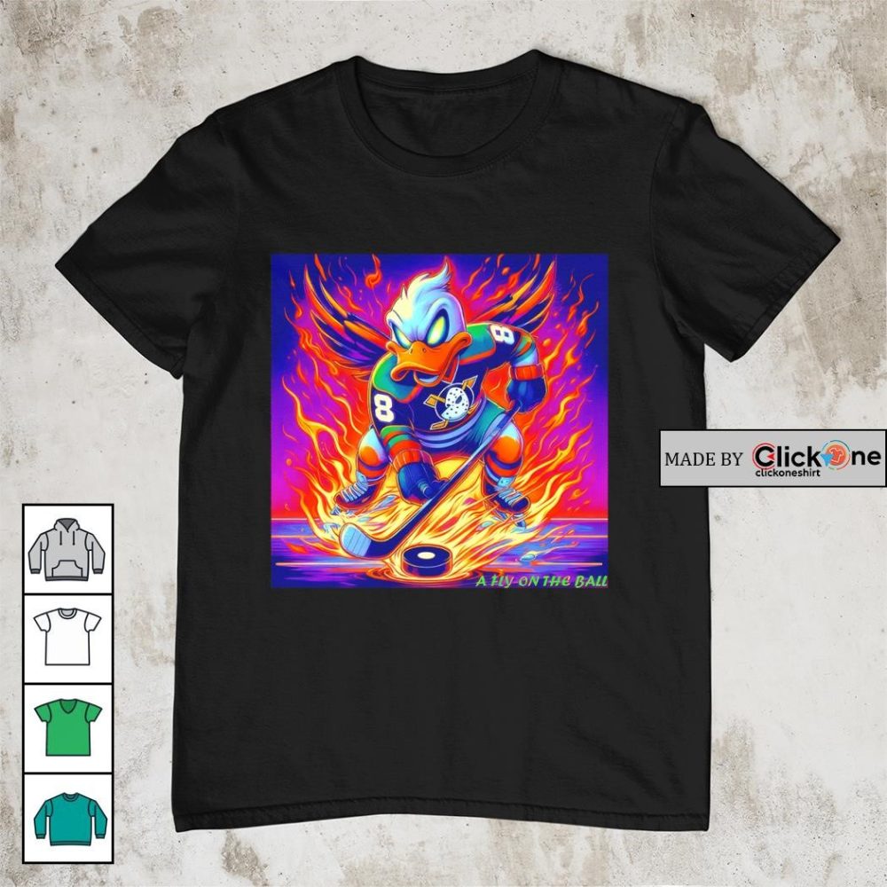Anaheim Ducks Teemu Selanne Mighty Ducks Fire Hockey Shirt