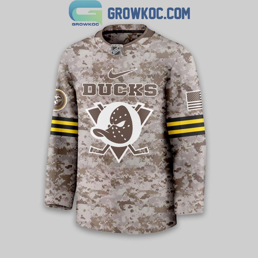 Anaheim Ducks Us Marine Corps Hockey Jersey - Image 2