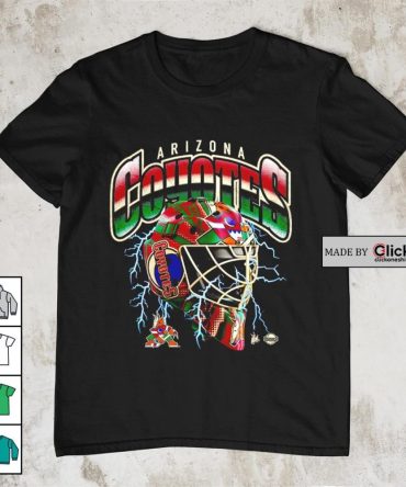 Arizona Coyotes Crease Lightning Helmet Shirt