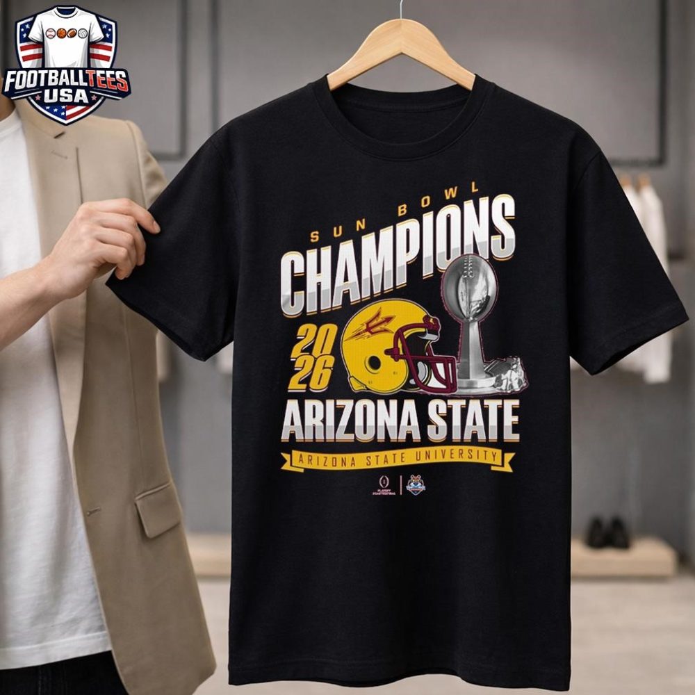 Arizona State Sun Devils Sun Bowl Champions Trophy 2026 Unisex Shirt