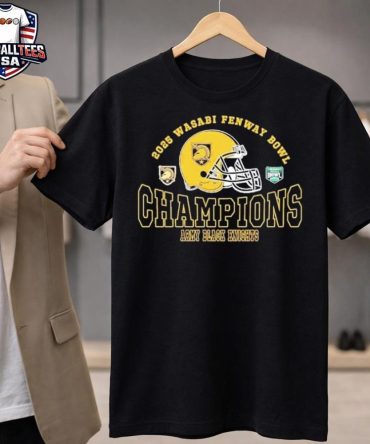 Army Black Knights Football 2025 Wasabi Fenway Bowl Champions Unisex Shirt