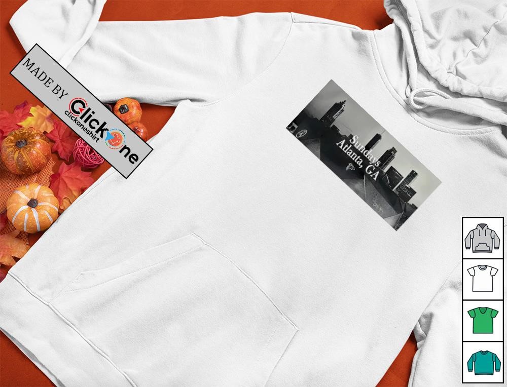 Atlanta Falcon Sundays Atlanta Ga Skyline Shirt - Image 2
