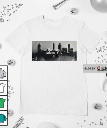 Atlanta Falcon Sundays Atlanta Ga Skyline Shirt
