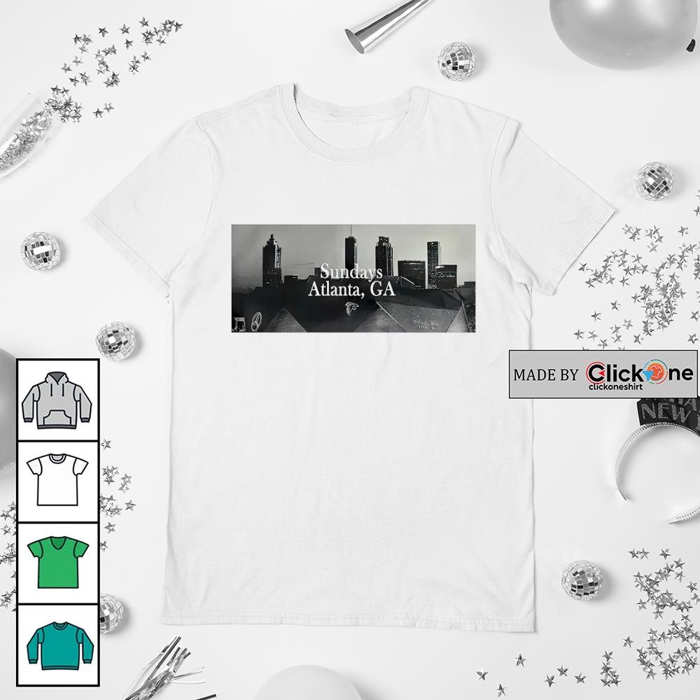 Atlanta Falcon Sundays Atlanta Ga Skyline Shirt
