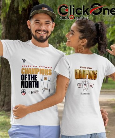 Atlético Ottawa Champions Of The North Two-Sided T-Shirt
