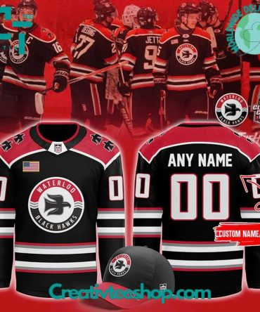 Waterloo Black Hawks Special New 2025 Hockey Jersey