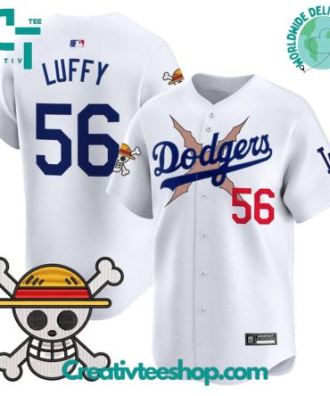 Los Angeles Dodgers X One Piece 2025 Special Baseball Jersey