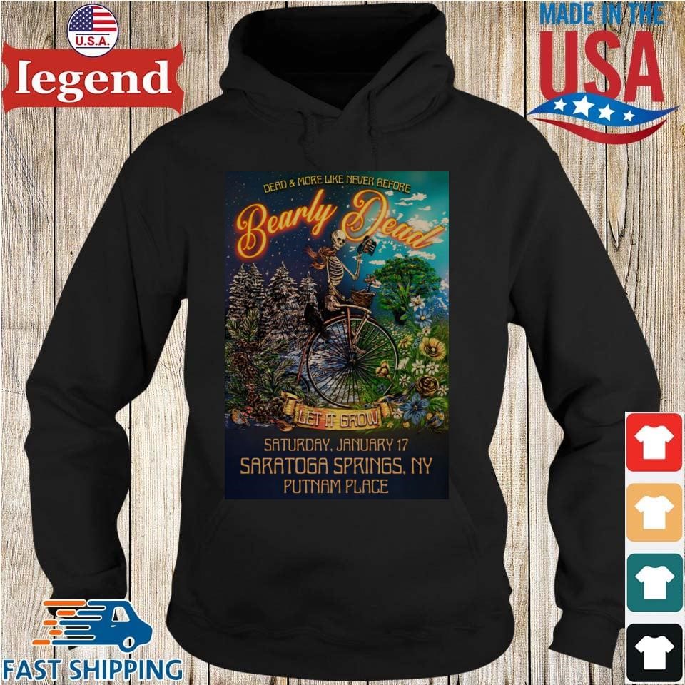 Bearly Dead Saratoga Springs Ny 1.17.2026 Poster T-Shirt - Image 2