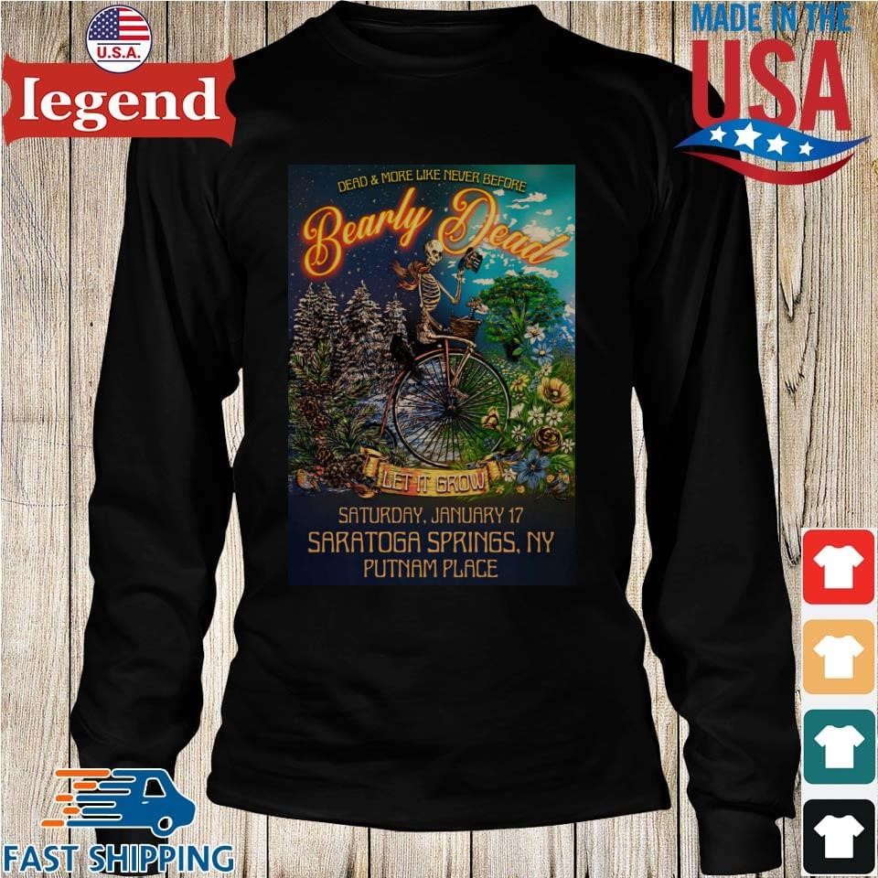 Bearly Dead Saratoga Springs Ny 1.17.2026 Poster T-Shirt - Image 4