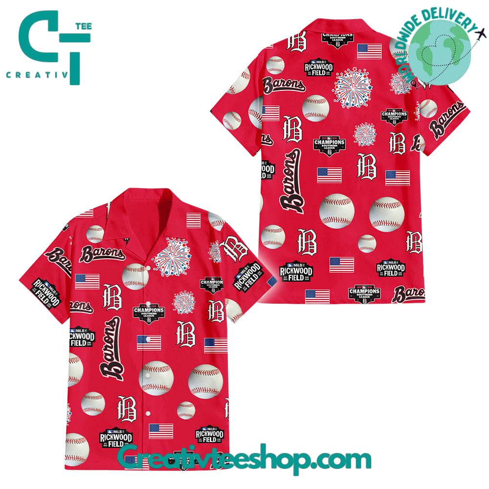 Birmingham Barons Special New 2025 Hawaiian Shirt - Image 2