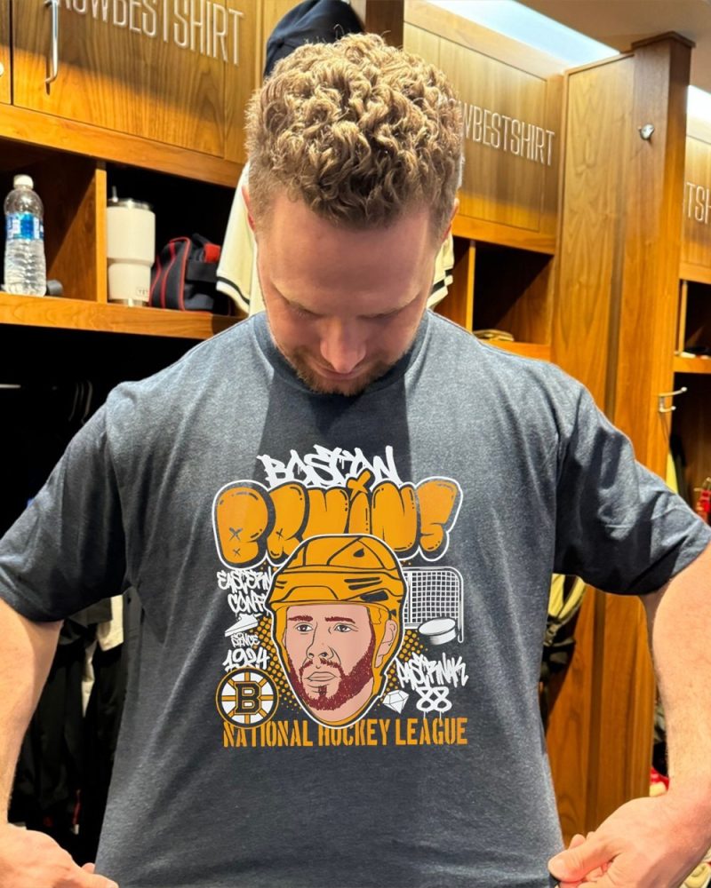 Boston Bruins David Pastrnak Nhl 1924 Player Caricature Shirt