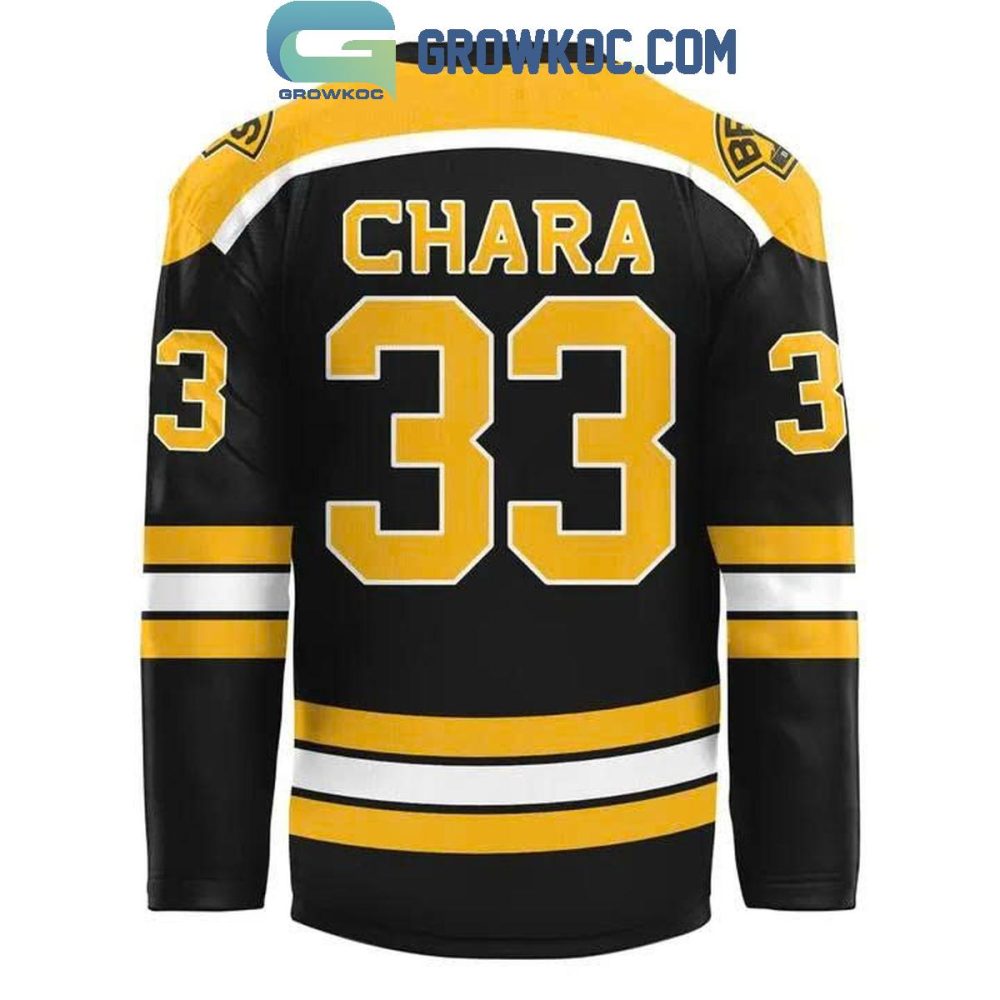 Boston Bruins Hall Of Fame Zdeno Chara Hockey Jersey - Image 3