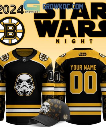 Boston Bruins The Night Of Star Wars Fan 2024 Personalized Hockey Jersey