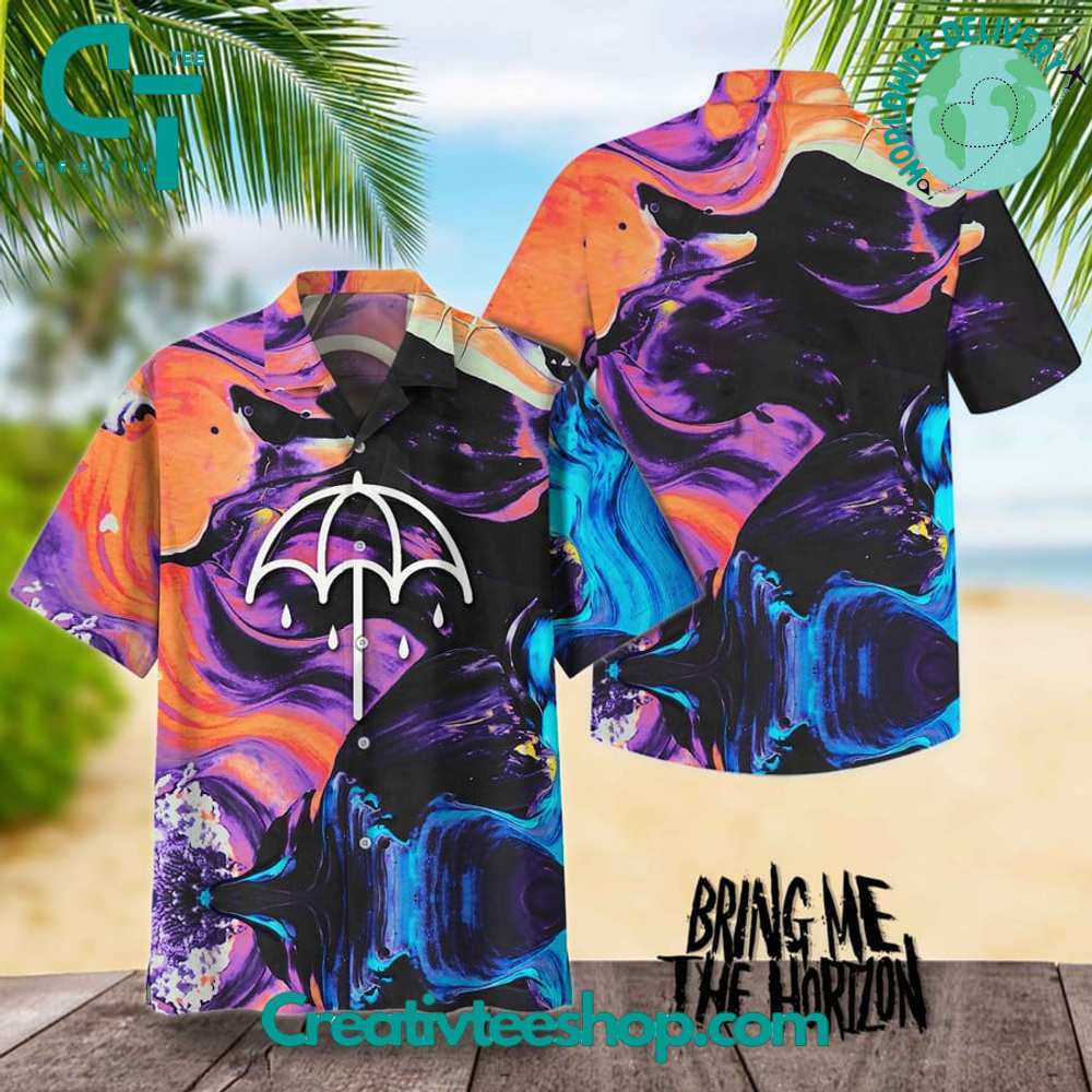 Bring Me The Horizon Painting Graphic Hawaiian Shirt