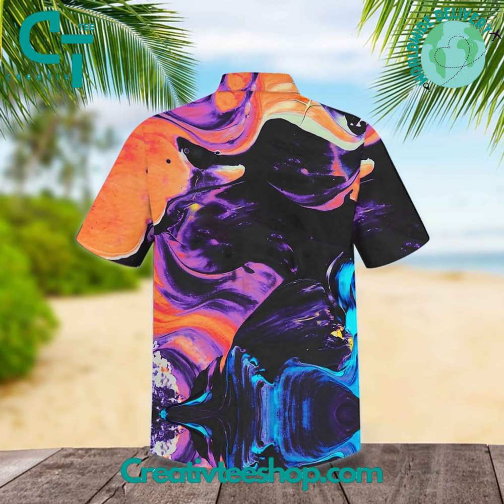 Bring Me The Horizon Painting Graphic Hawaiian Shirt - Image 3