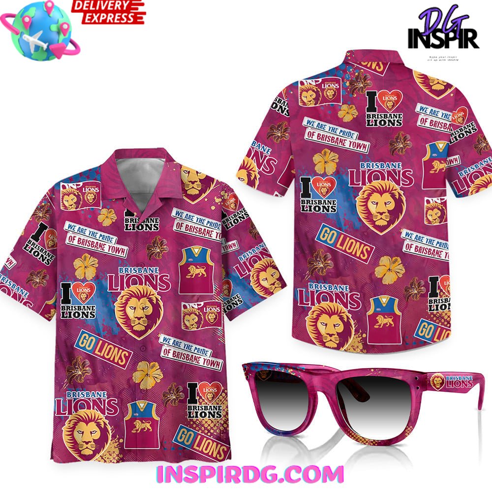 Brisbane Lions Pride Limited Hawaiian Shirt - Image 2