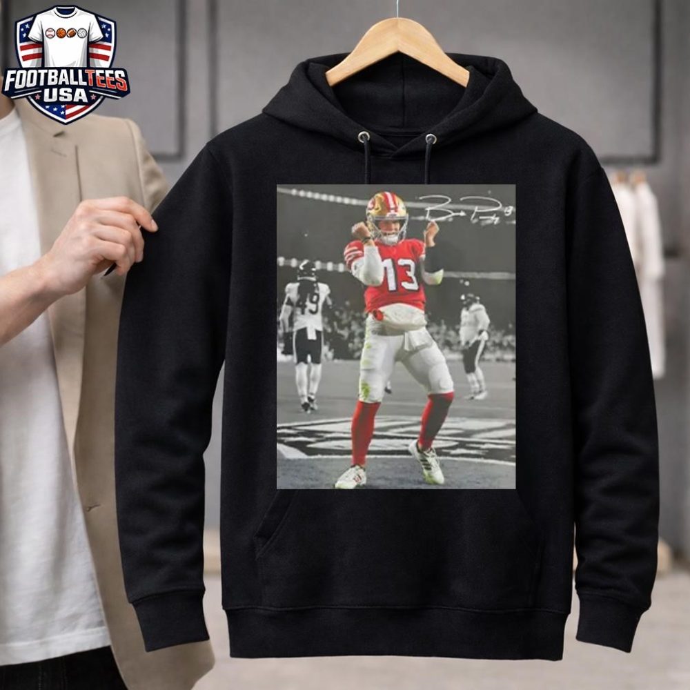 Brock Purdy Dancing Vs Chicago Shirt - Image 3