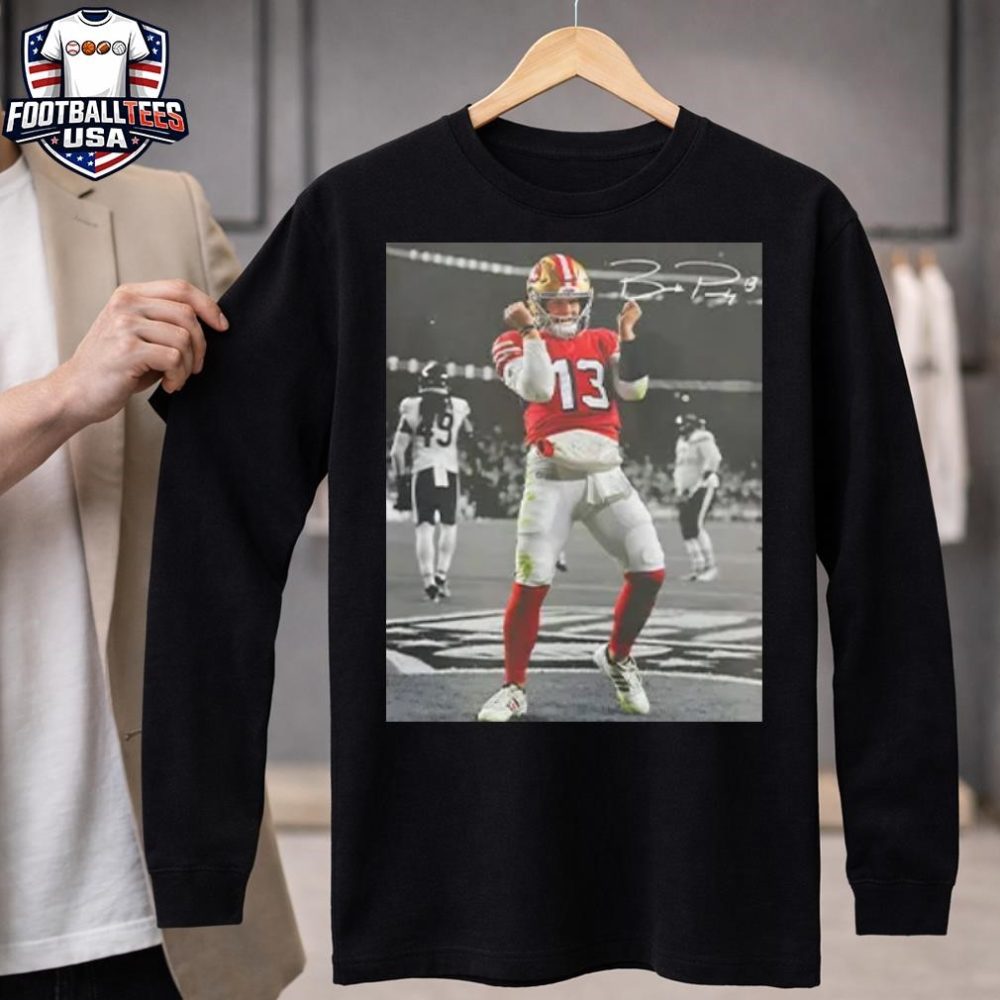 Brock Purdy Dancing Vs Chicago Shirt - Image 4
