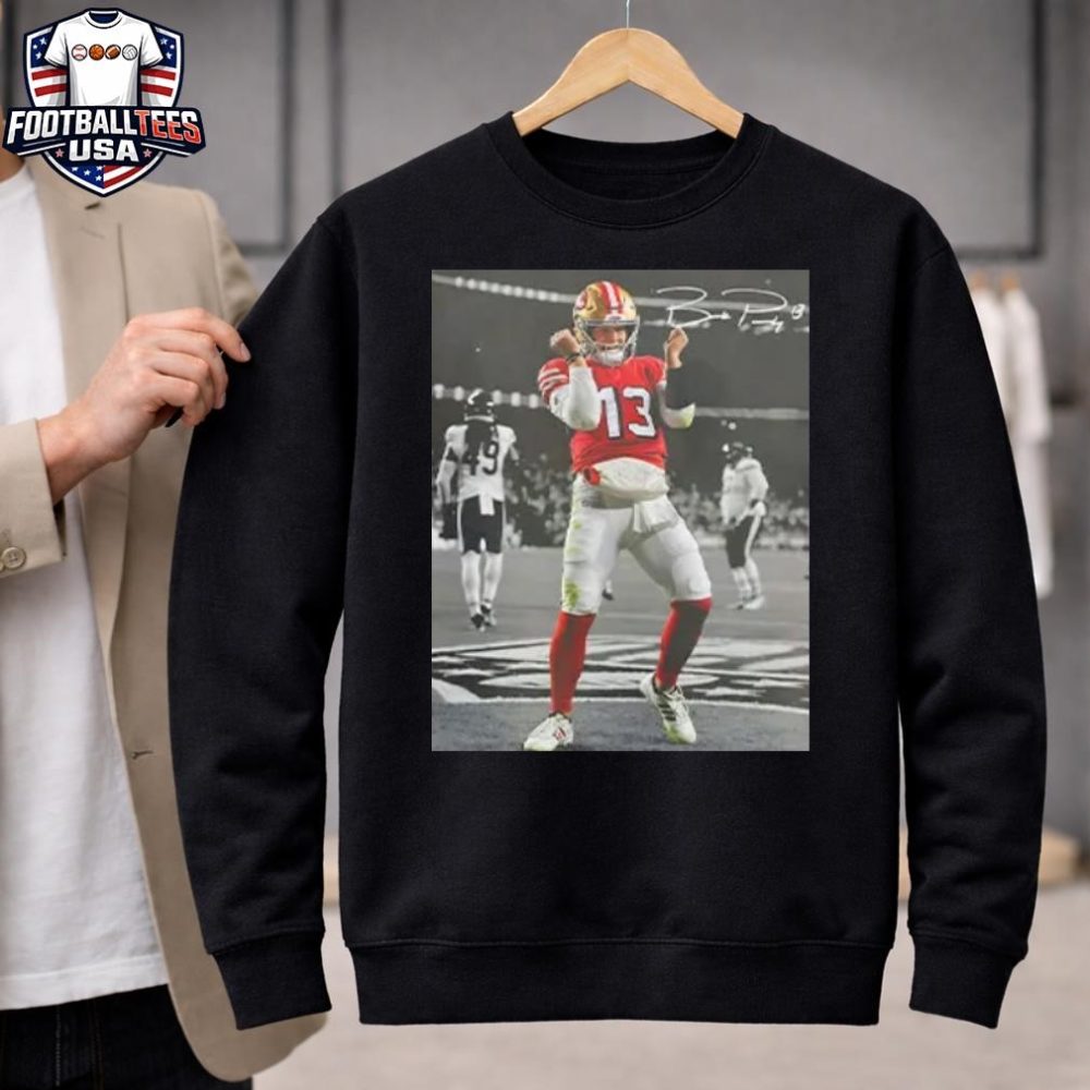 Brock Purdy Dancing Vs Chicago Shirt - Image 2