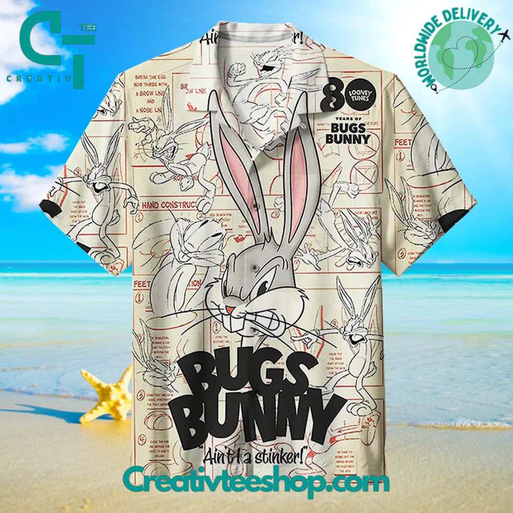 Bugs Bunny Looney Tunes Hawaiian Shirt