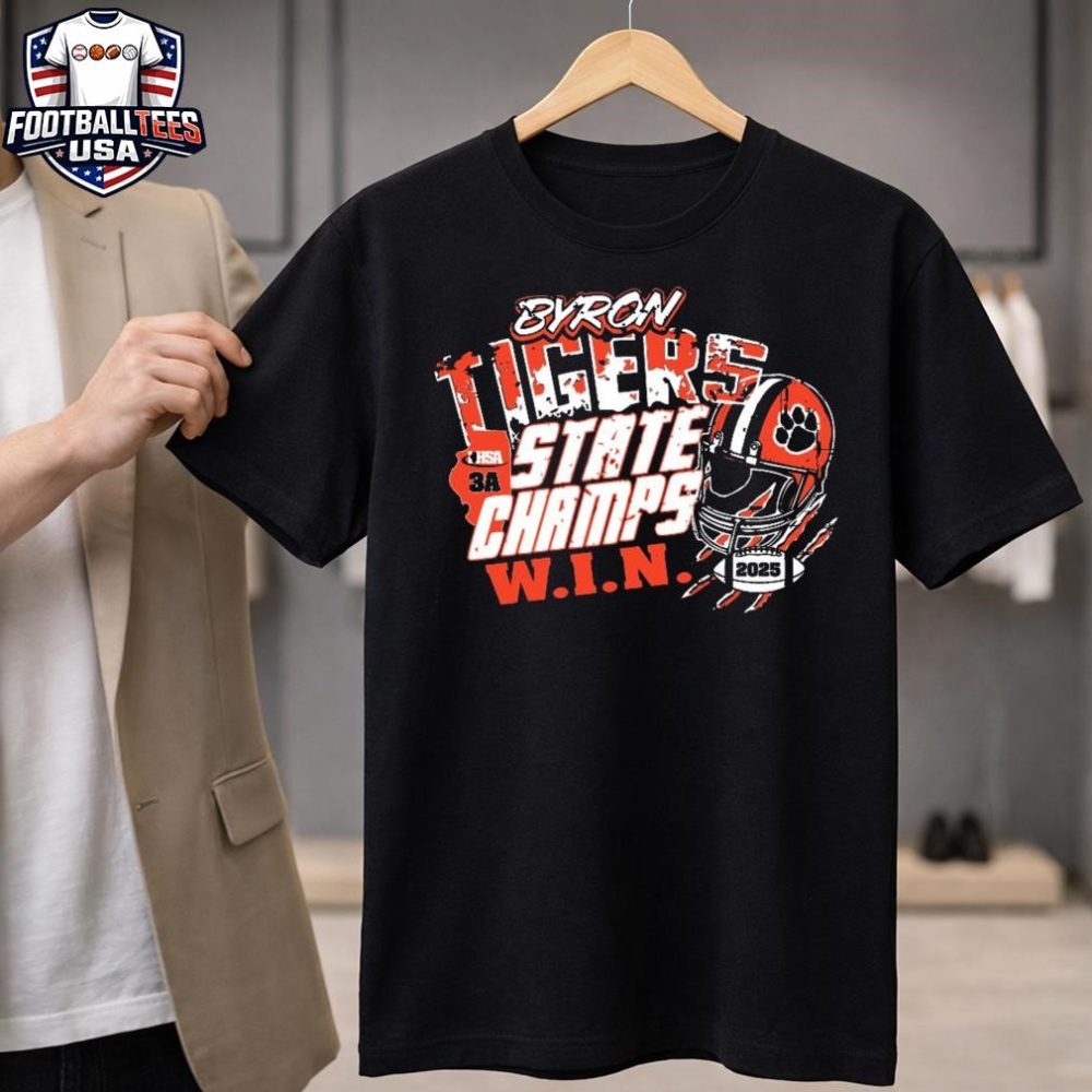 Byron Tigers State Champs Win 2025 Unisex Shirt
