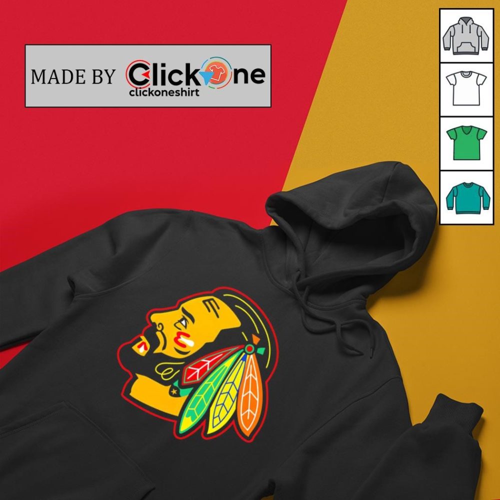 Cm Punk Wwe X Chicago Blackhawks Punkhawks Shirt - Image 2