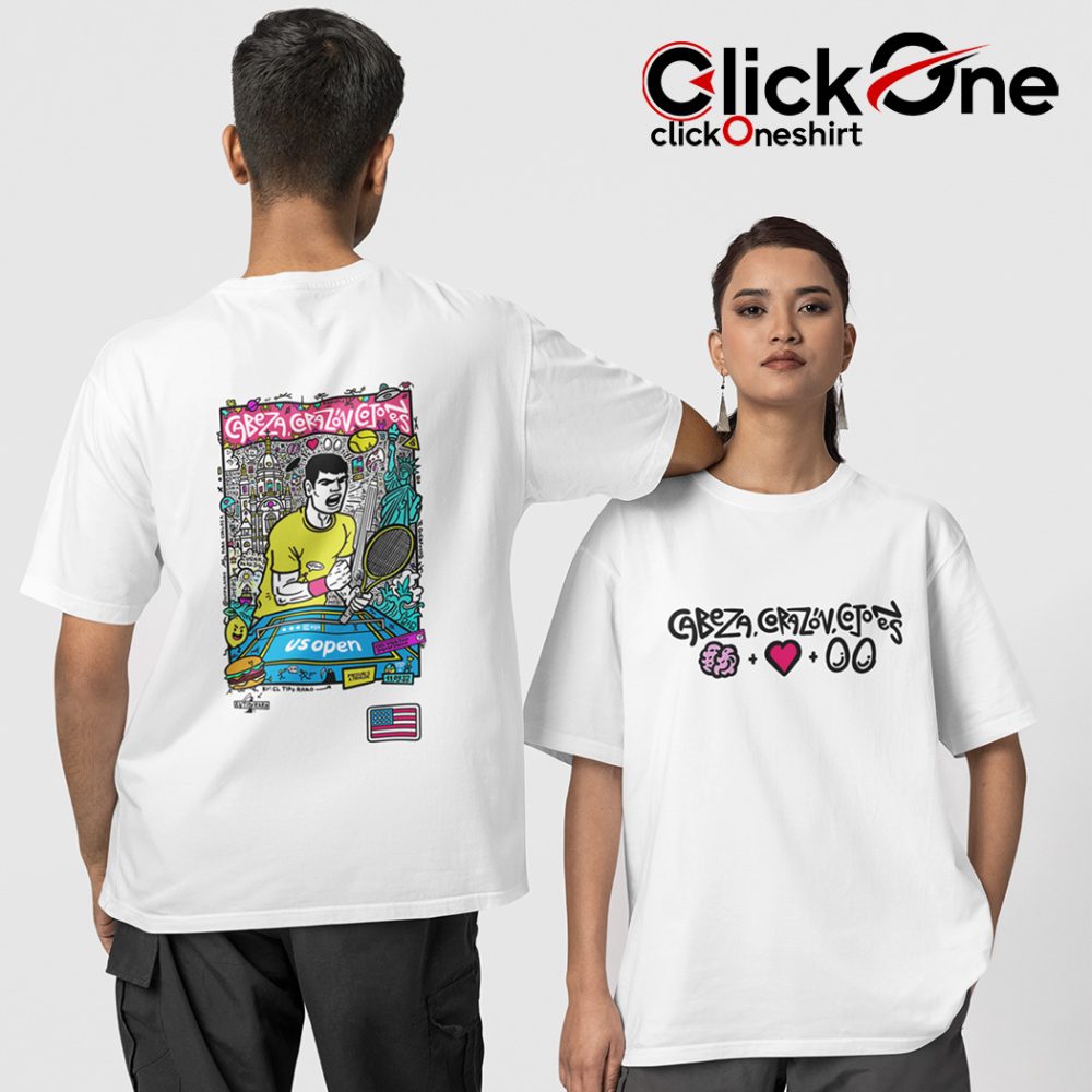 Cabeza Corazón Cojones Us Open Two-Sided T-Shirt