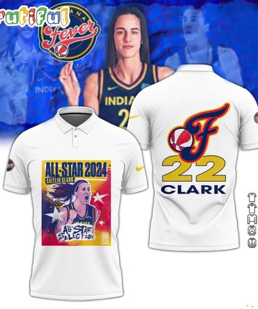 Caitlin Clark 22 All-Star 2024 Selection Polo Shirt
