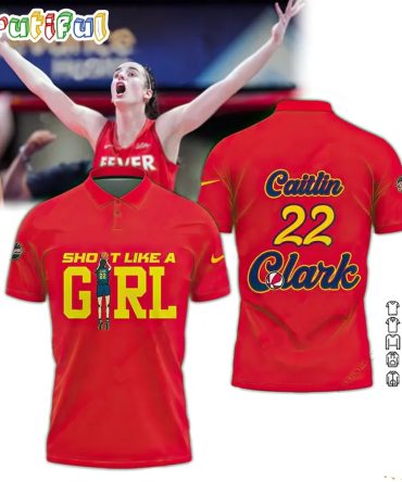 Caitlin Clark All Star Game 2024 Short Like A Girl Polo Shirt