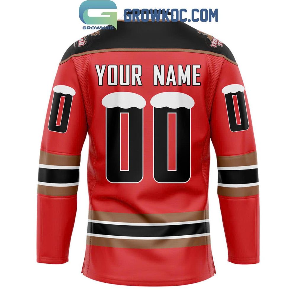 Calgary Hitmen Teddy Bear Toss 2024 Personalized Hockey Jersey - Image 3