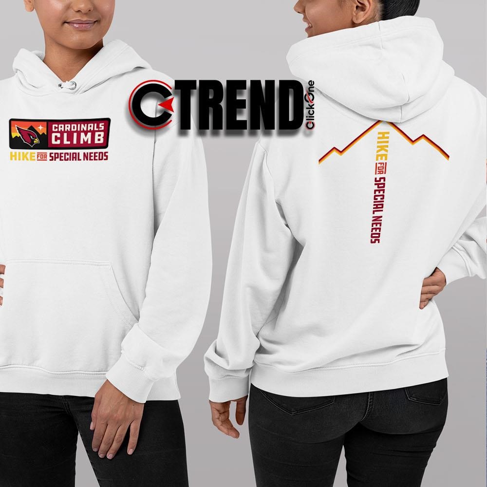 Cardinals Climb Hike For Special Needs Two-Sided T-Shirt - Image 2